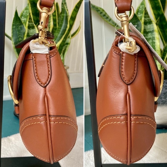 Coach ✨2xHP✨ NWT Soho Bag Saddle CR699 - Picture 10 of 16